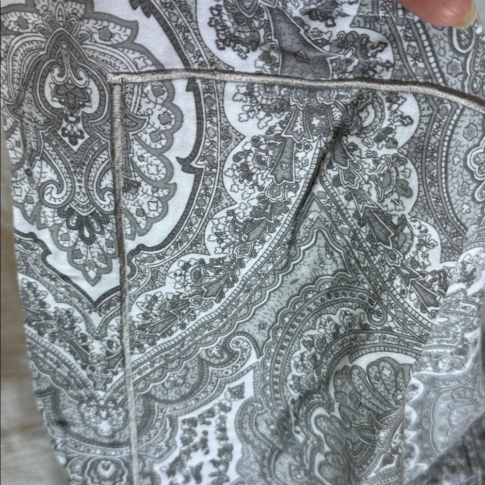 Bella Lux Fine Linen 100% Cotton Paisley QUEEN DUVET SET w/ pillow cases